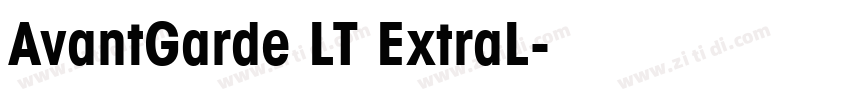AvantGarde LT ExtraL字体转换